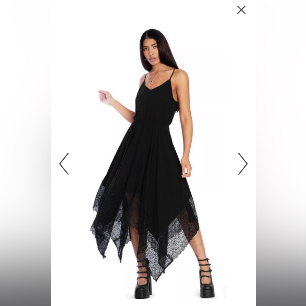BlackMilk black handkerchief dress
